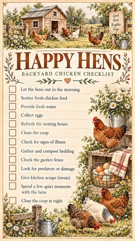 American Farm Printable Checklists