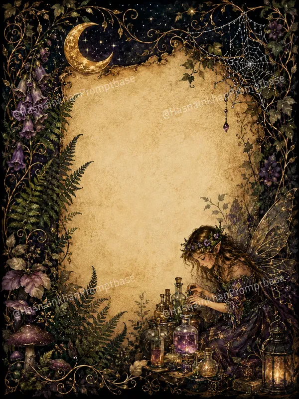 Mystical Fairy Garden Frame Journals