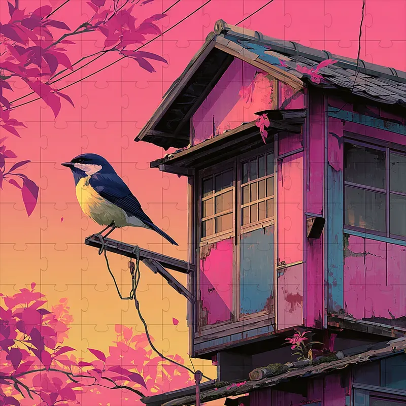 Illustrations Anime Sunset Nostalgic