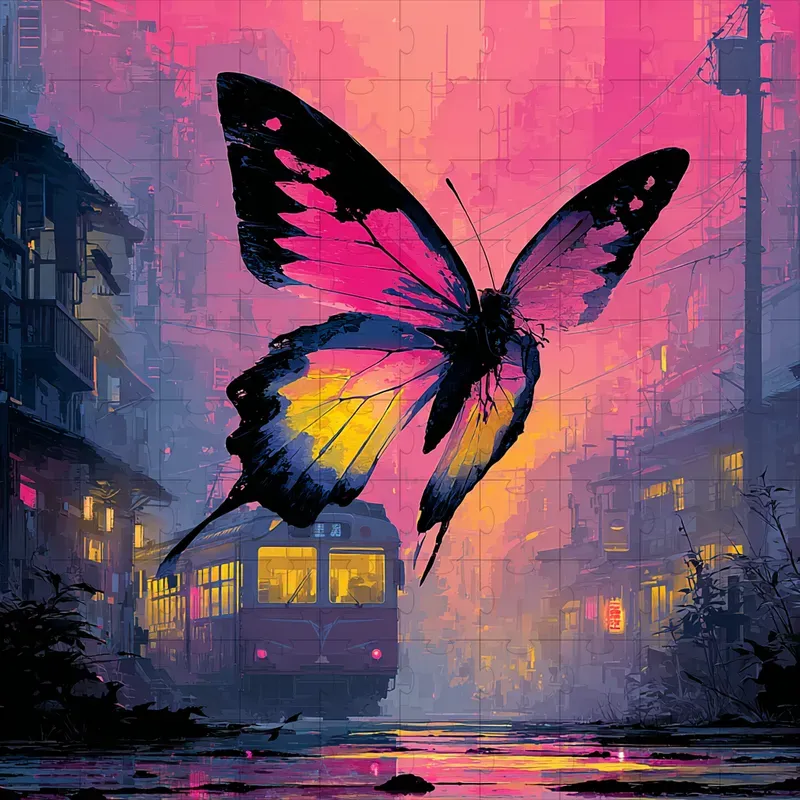 Illustrations Anime Sunset Nostalgic