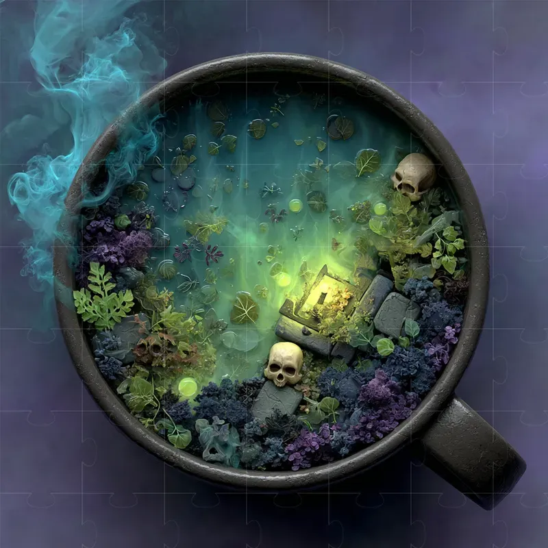 Fantasy Realms In Cups