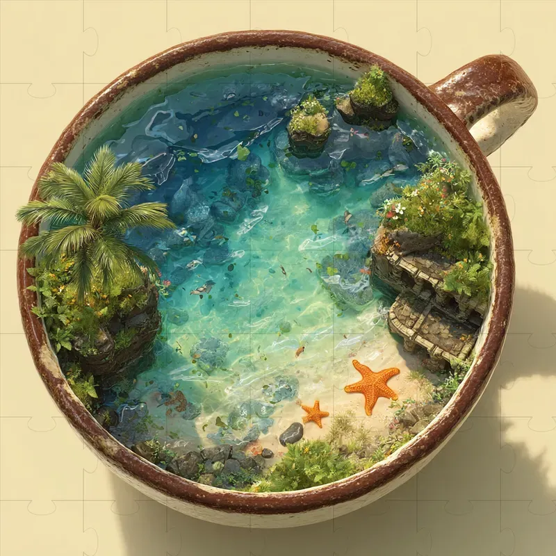 Fantasy Realms In Cups