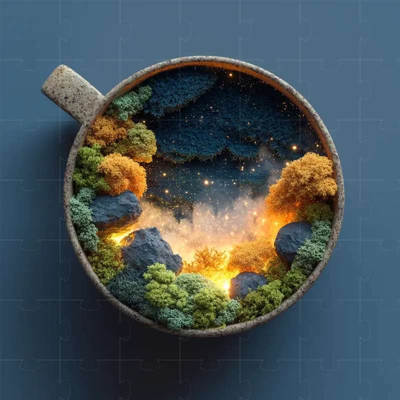 Fantasy Realms In Cups
