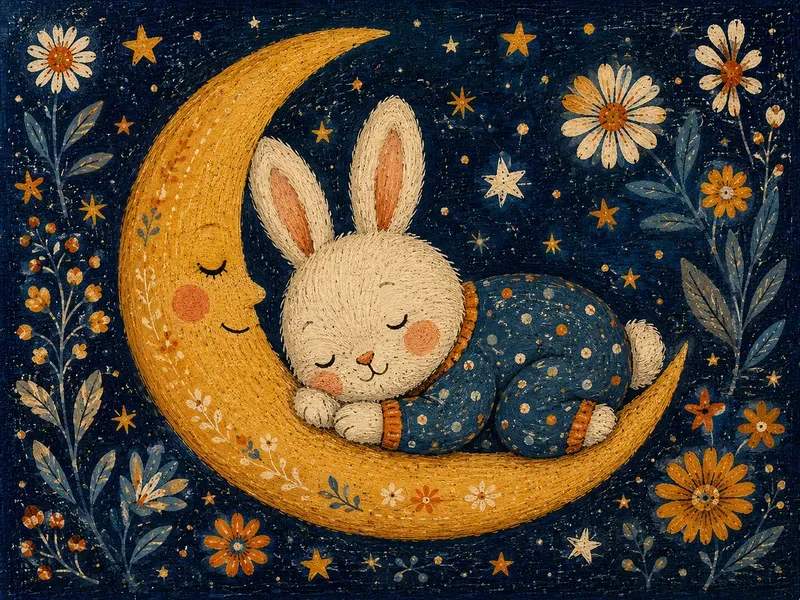 Cozy Folkart Canvas Illustrations