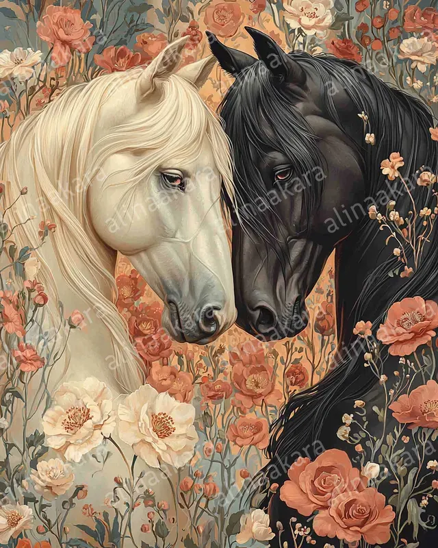 Valentines Rococo Animal Cards