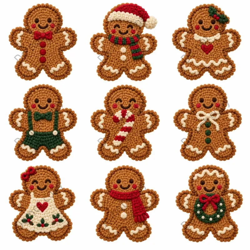 Christmas Punch Needle Art Sets