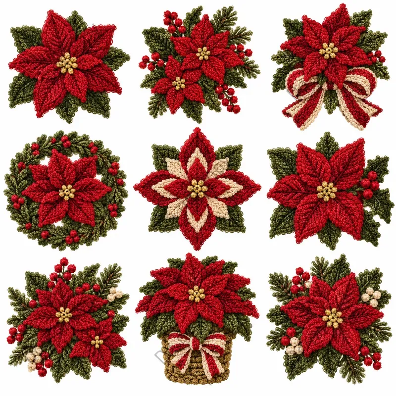 Christmas Punch Needle Art Sets