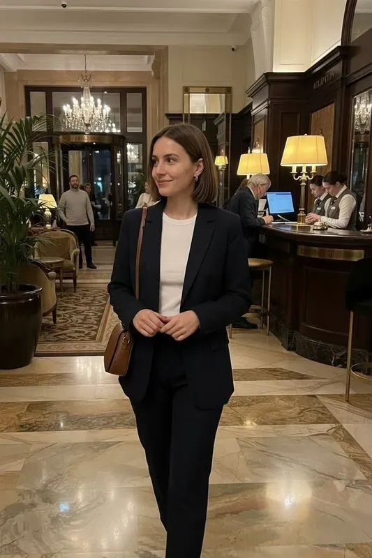 Realistic Chic Hotel Lobby Photos