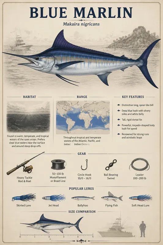 Game Fish Infographic Poster Generator