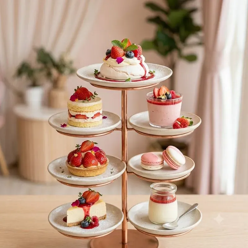 Luxury Dessert Stand Photography