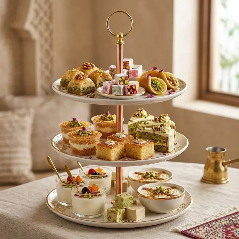 Luxury Dessert Stand Photography