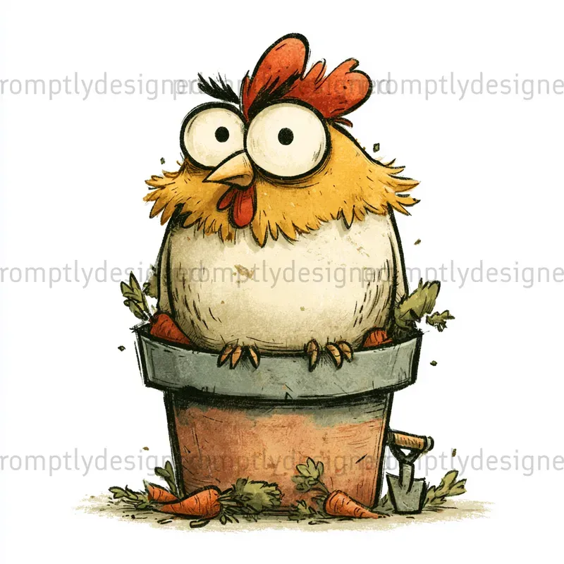 Farm Chicken Clip Art