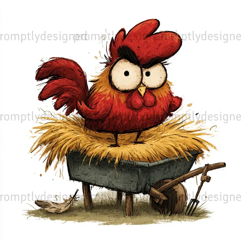 Farm Chicken Clip Art