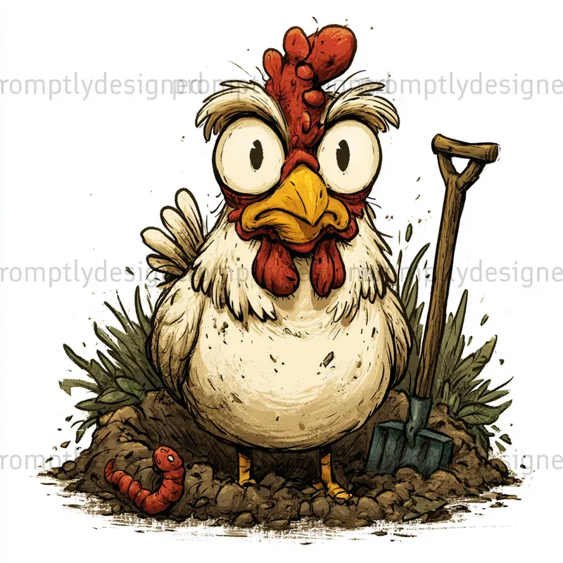 Farm Chicken Clip Art