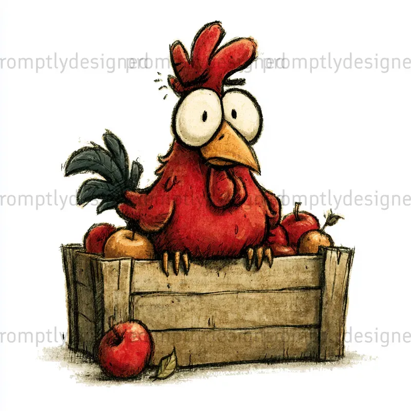 Farm Chicken Clip Art