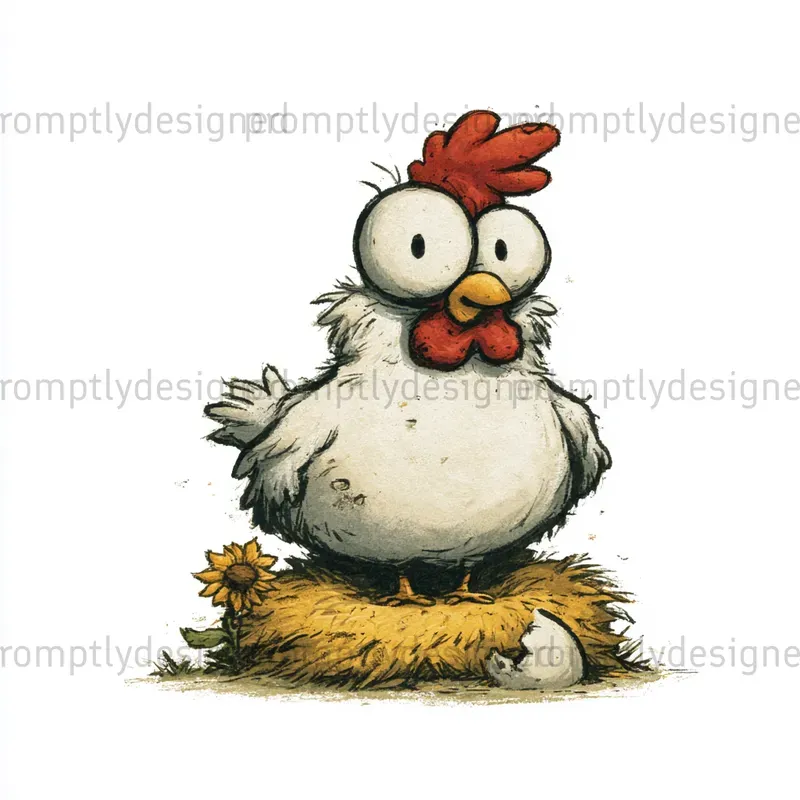 Farm Chicken Clip Art