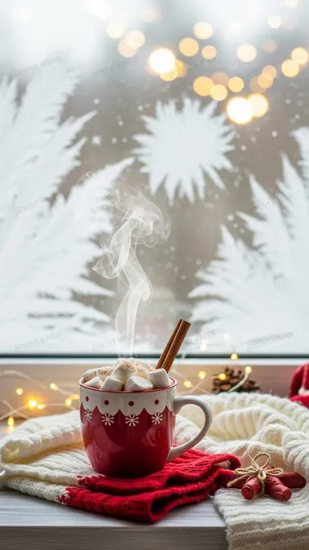 Cozy Coffee Moments Christmas Photos