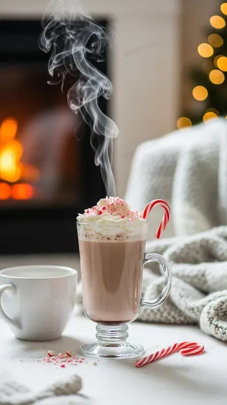 Cozy Coffee Moments Christmas Photos