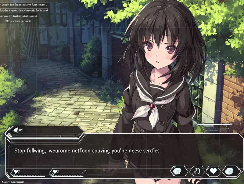 Japanese Visual Novel Game Dialogue