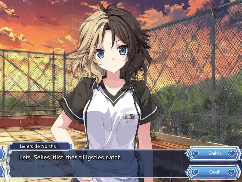 Japanese Visual Novel Game Dialogue