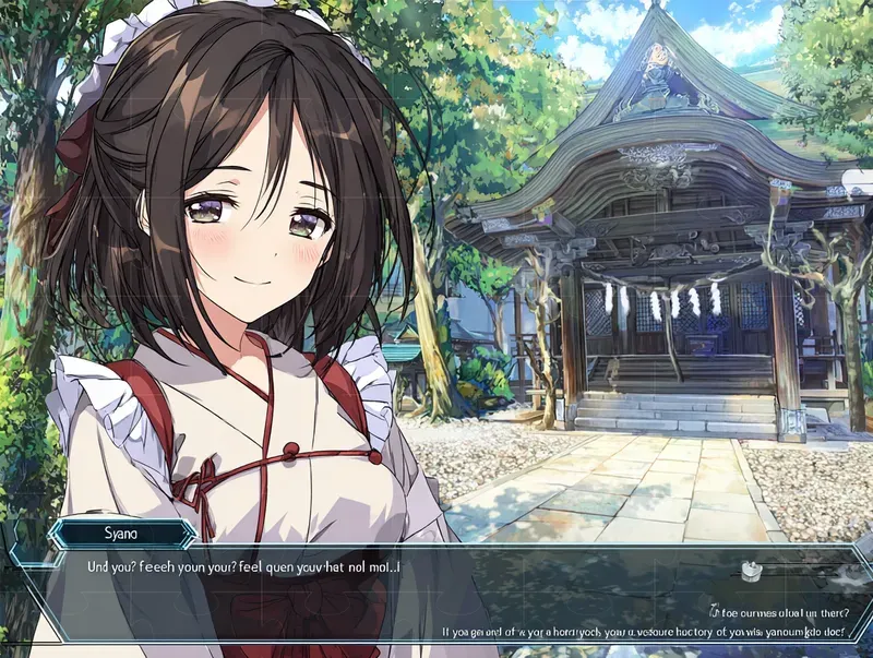Japanese Visual Novel Game Dialogue