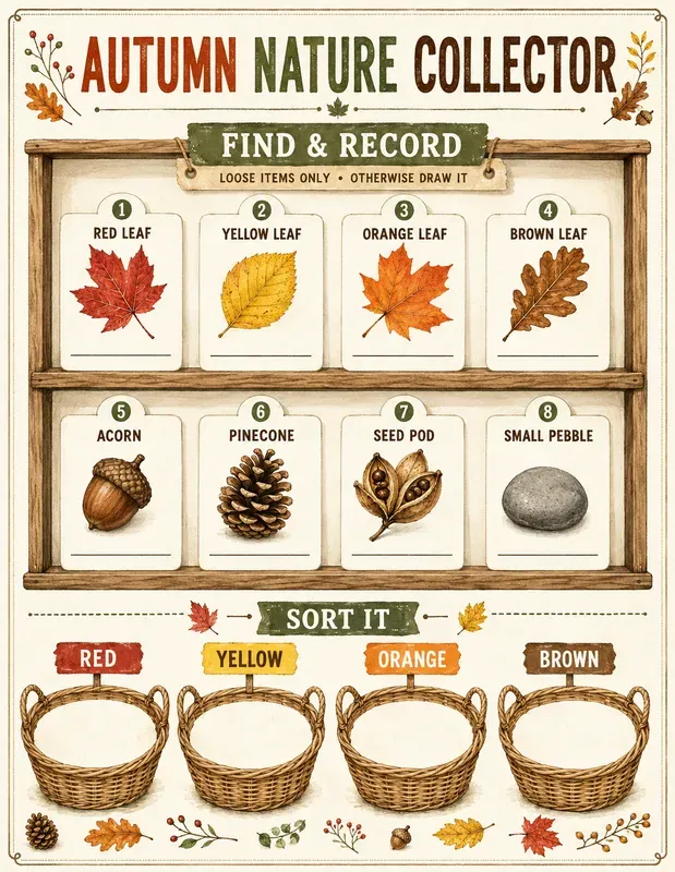 Collect And Sort Scavenger Hunts