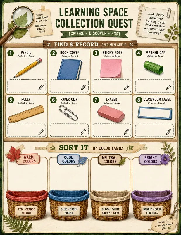 Collect And Sort Scavenger Hunts