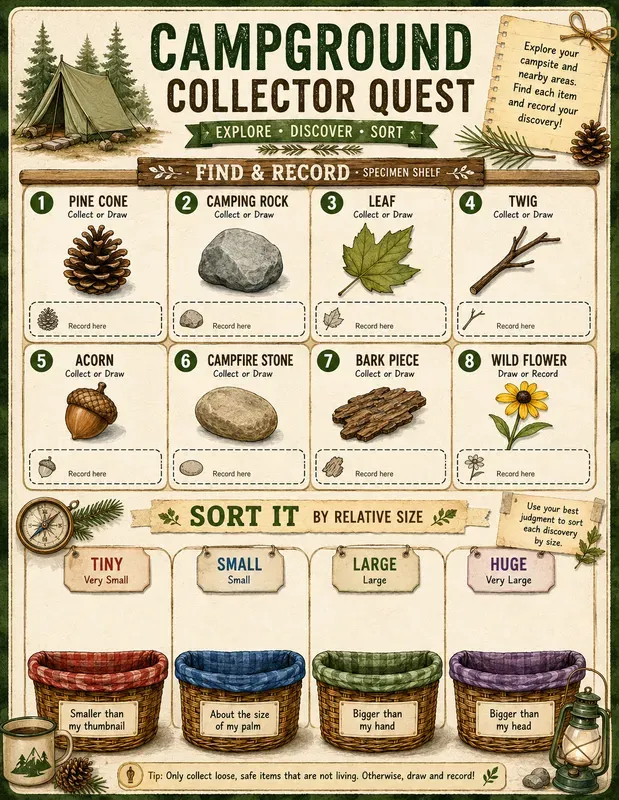 Collect And Sort Scavenger Hunts