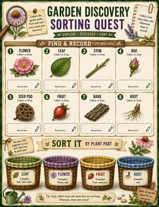Collect And Sort Scavenger Hunts