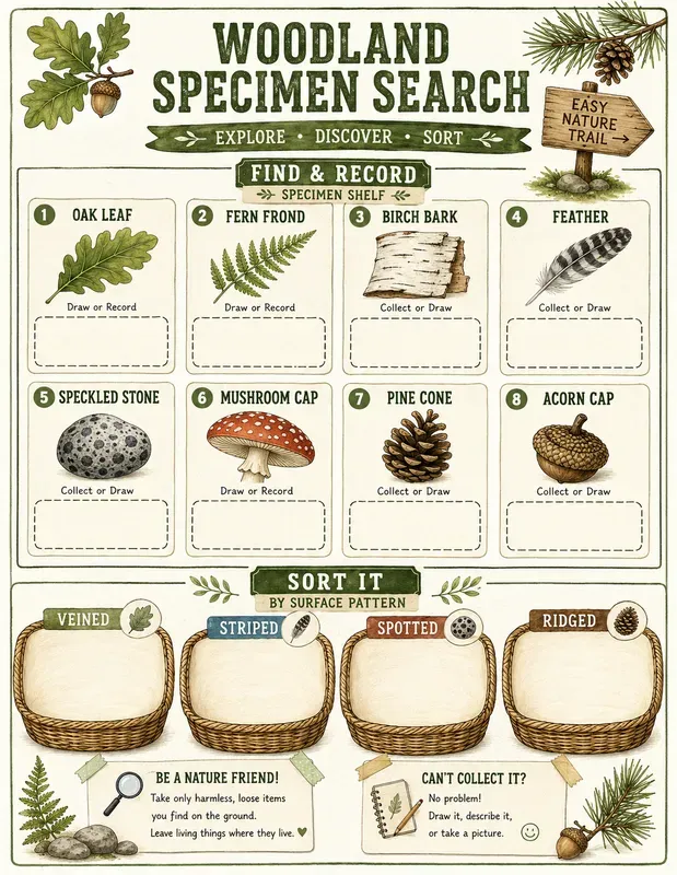 Collect And Sort Scavenger Hunts