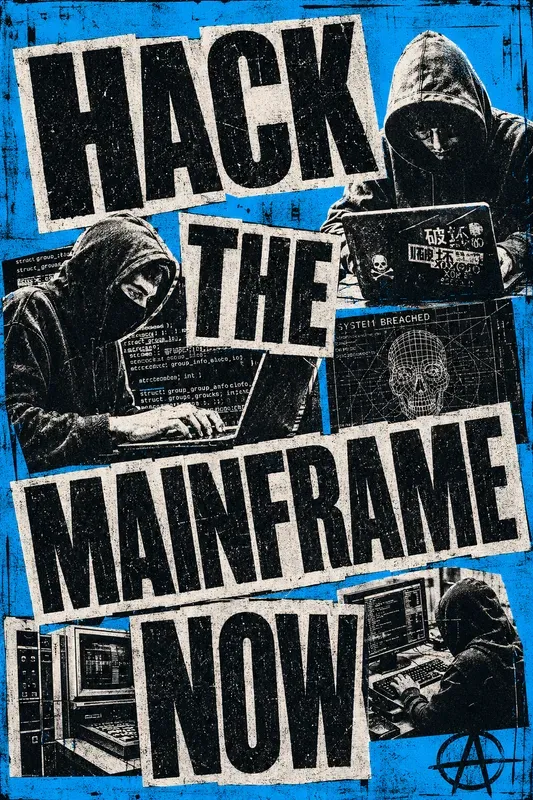 Punk Zine Ransom Note Posters