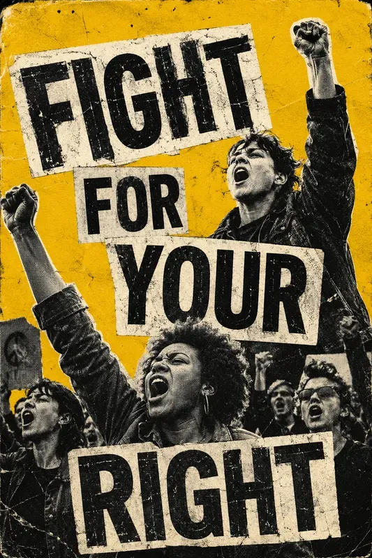 Punk Zine Ransom Note Posters