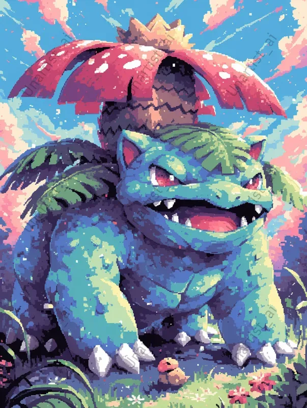 Dynamic Pokemon Pixel Art 