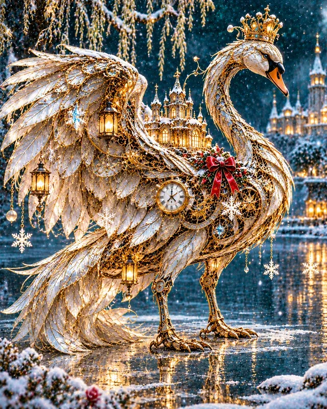 Christmas Steampunk Clockwork Animals