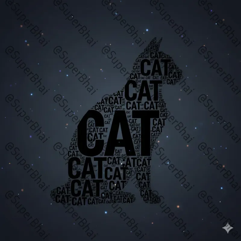Word Silhouette Art Generator