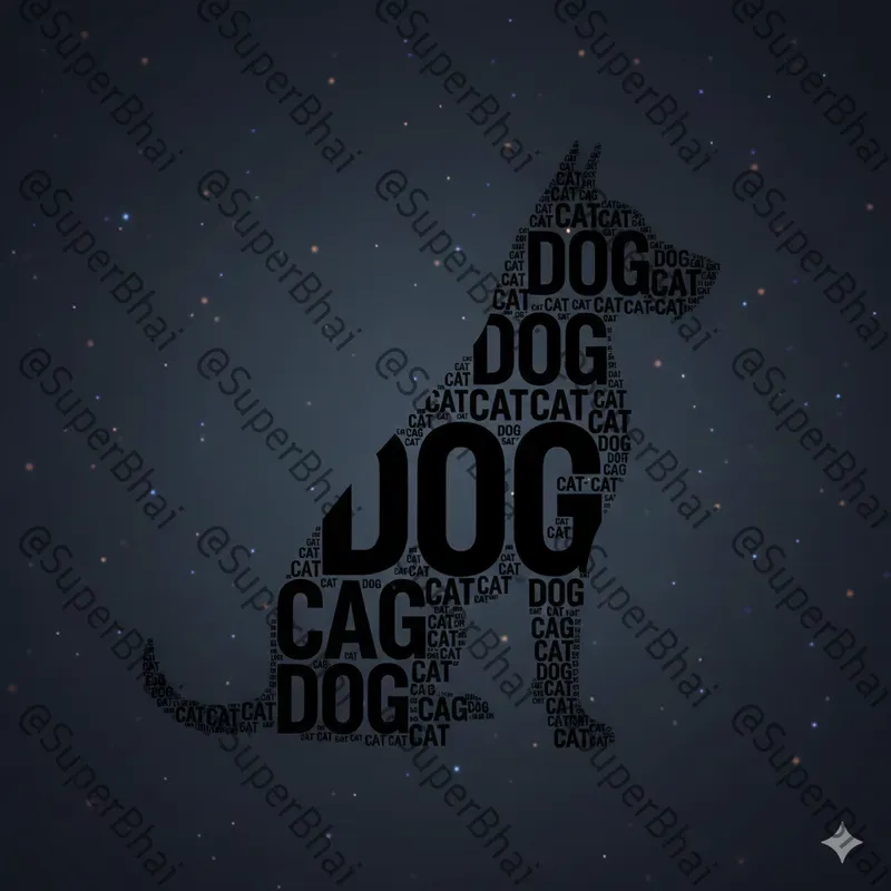 Word Silhouette Art Generator