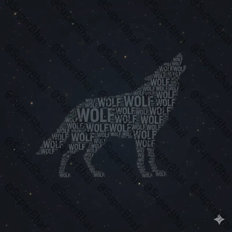 Word Silhouette Art Generator
