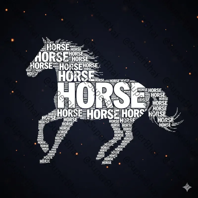 Word Silhouette Art Generator