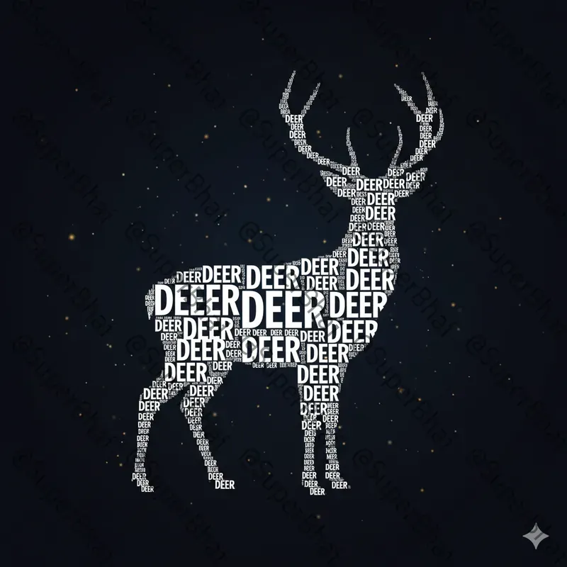 Word Silhouette Art Generator
