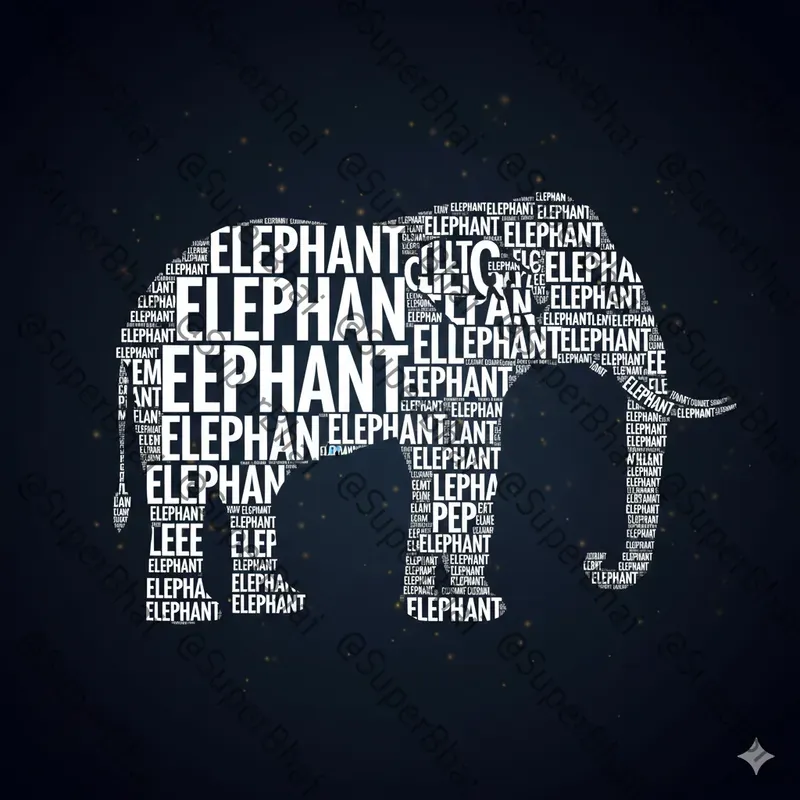 Word Silhouette Art Generator
