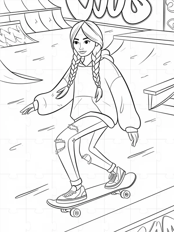 Cozy Girl Moments Coloring Pages For Teens