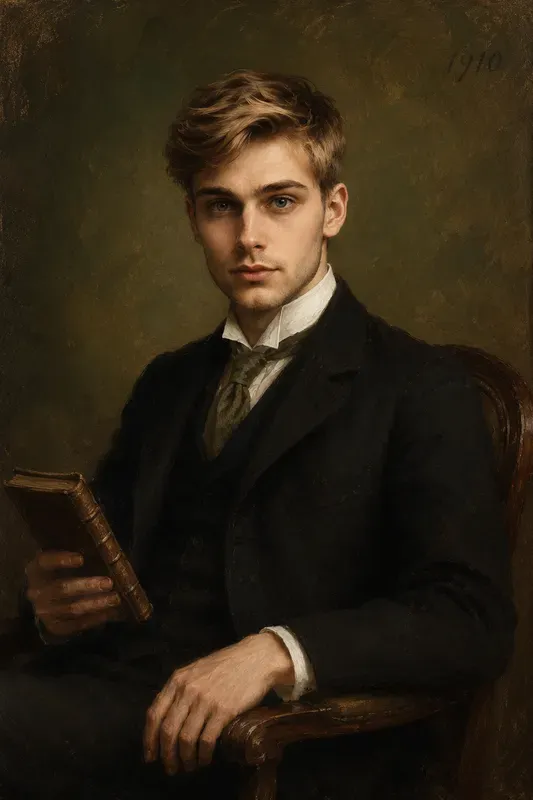 1910 Classical Oil Portraits