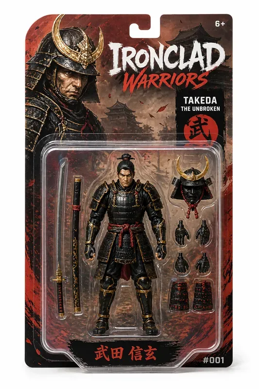 Action Figure Blister Pack Photos 8K