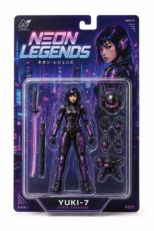 Action Figure Blister Pack Photos 8K