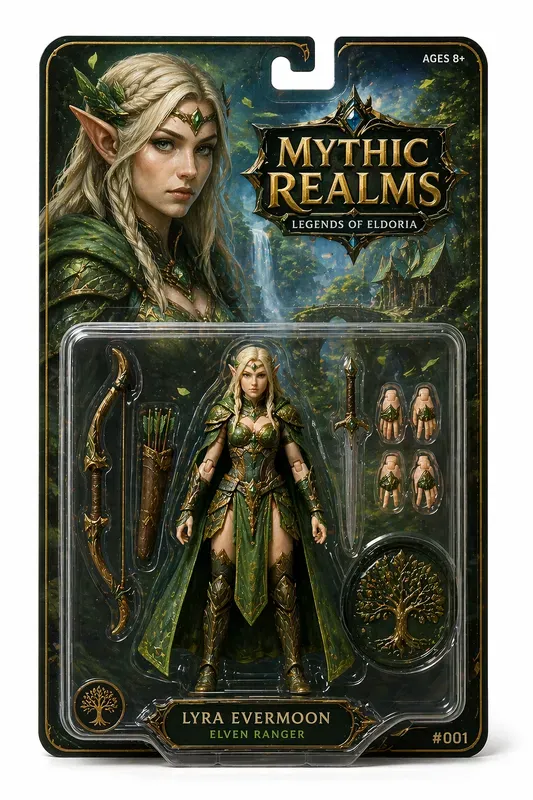 Action Figure Blister Pack Photos 8K