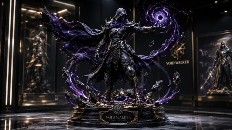 Epic Superhero Statue Masterpieces 8K