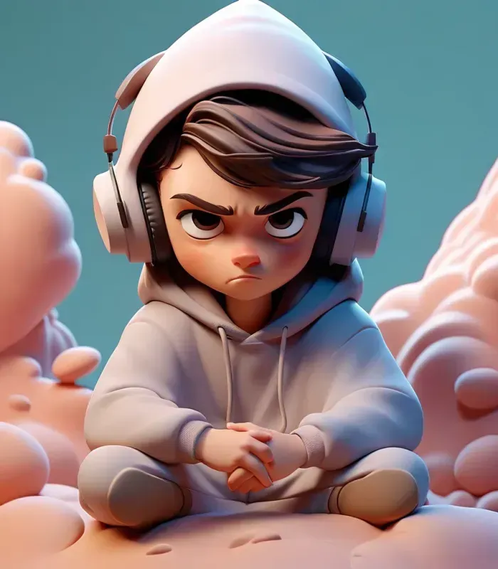 3D Ultrastylized Claymorphism Characters