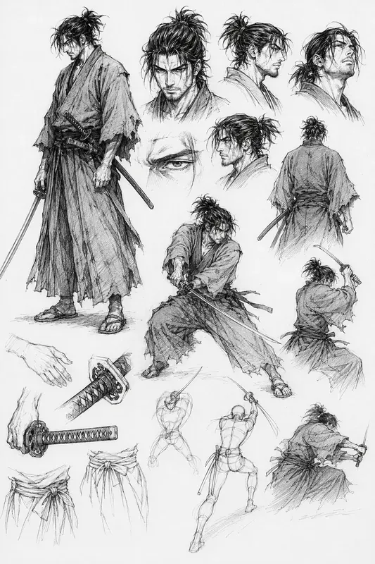 Manga Sketchbook Generator