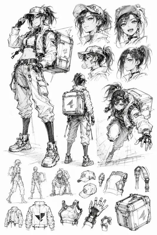 Manga Sketchbook Generator