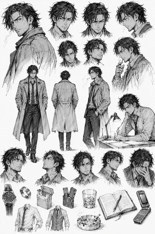 Manga Sketchbook Generator